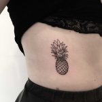 Small pineapple by tattooist Spence @zz tattoo 10