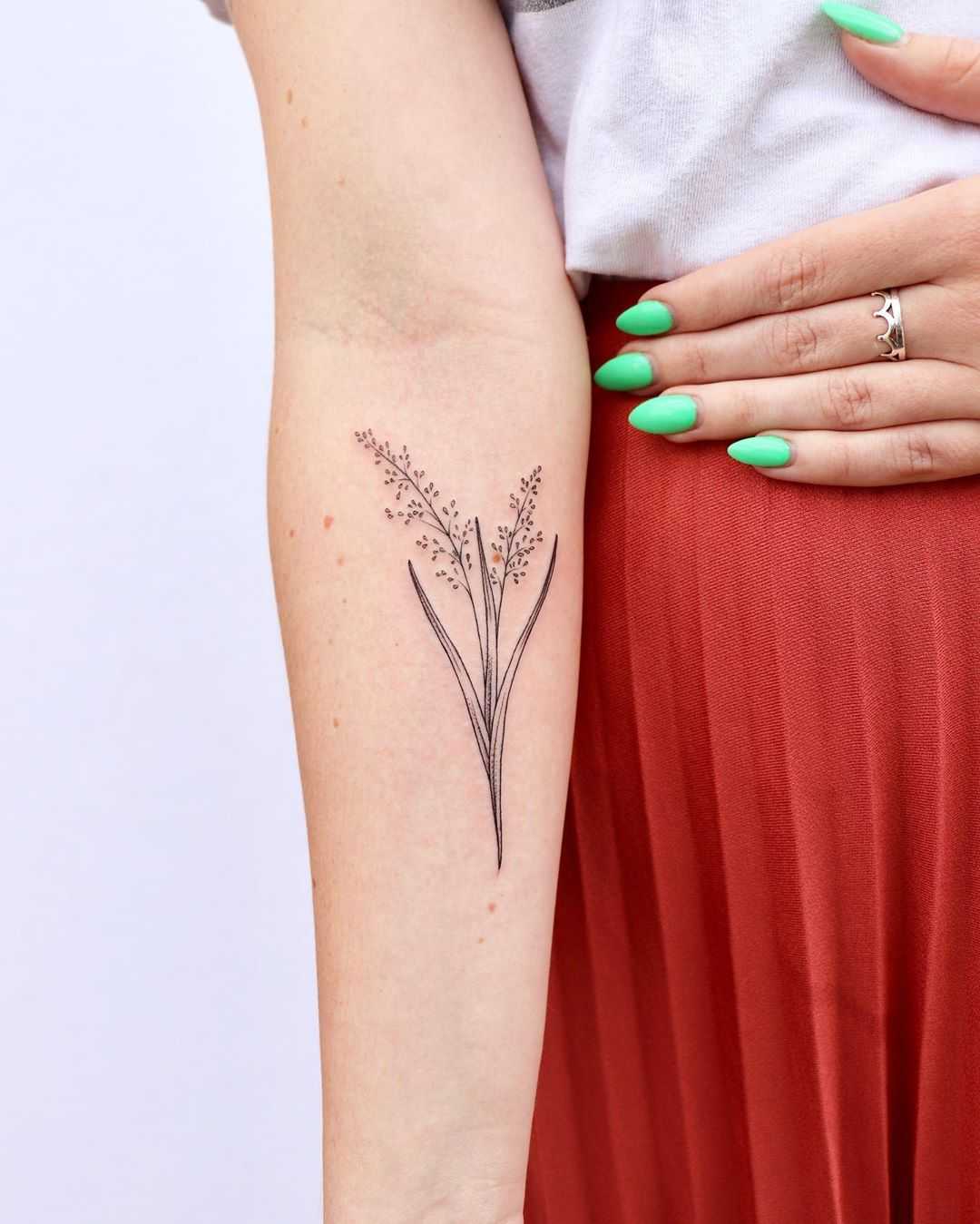 Tattoo inspired by Walt Whitmans Leaves of Grass by Zaya Hastra