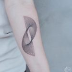 The Harmonograph of Lissajous Curve tattoo by Karry Ka-Ying Poon