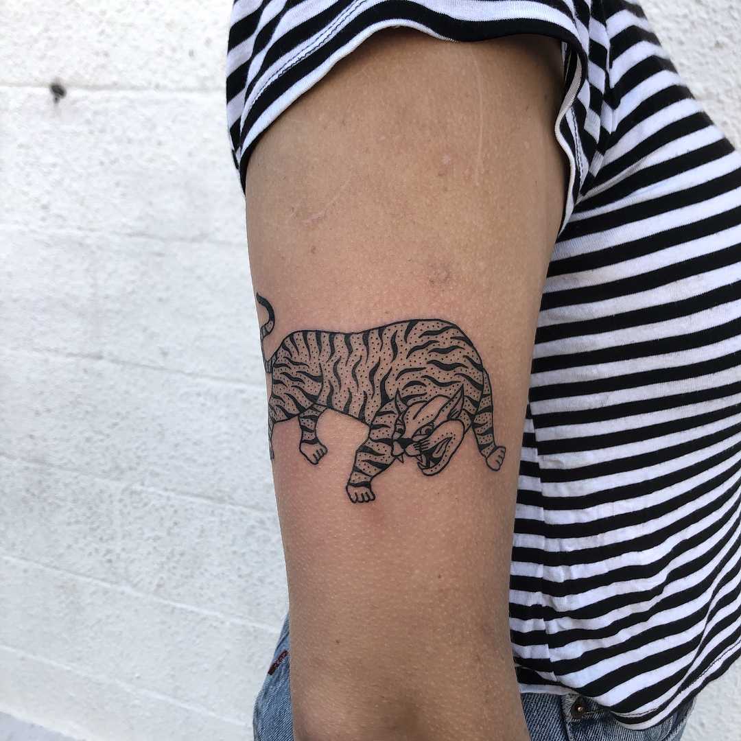 Tiger by tattooist yeahdope