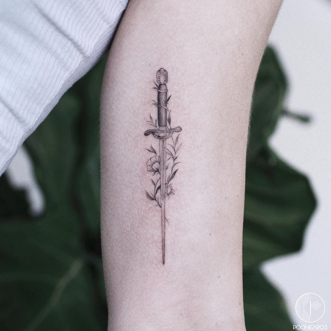 Tiny sword by Karry Ka-Ying Poon