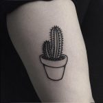 Cactus by tattooist yeontaan