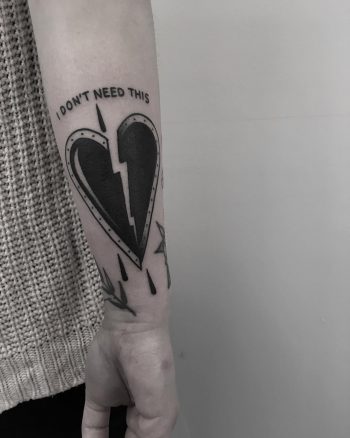 I don't need this tattoo by Krzysztof Szeszko