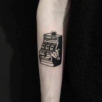 Jackpot tattoo by tattooist yeontaan