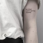Let it hurt tattoo by Krzysztof Szeszko