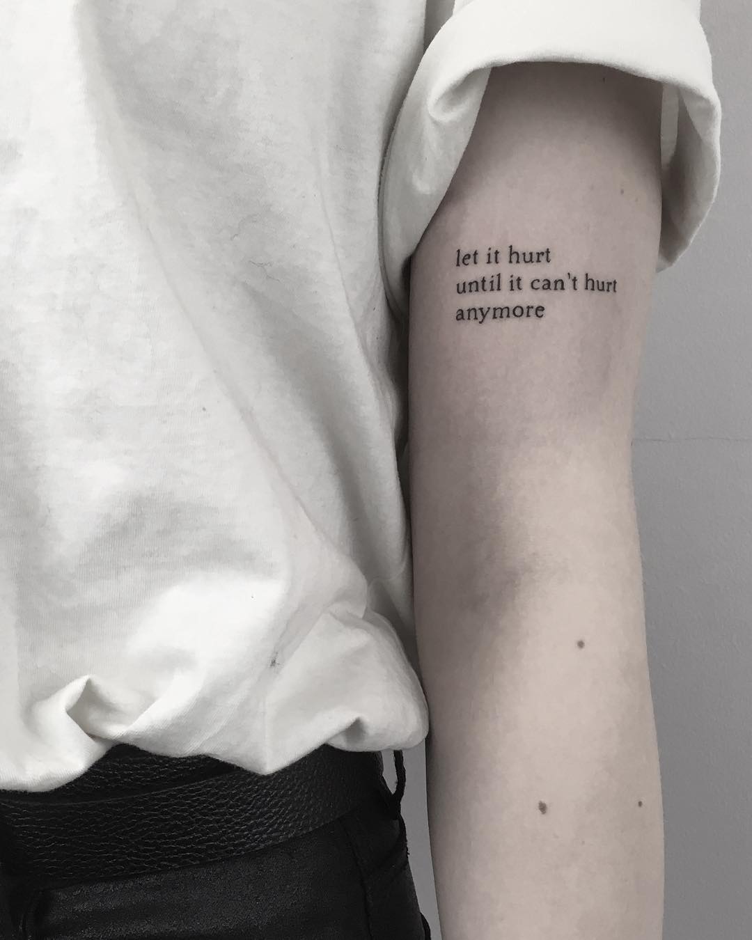 Let it hurt tattoo by Krzysztof Szeszko