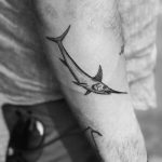 Marlin tattoo by Philipp Eid