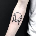 Owsla logo tattoo by Loughie Alston