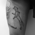 Pitbull tattoo by Philipp Eid