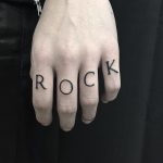 ROCK by tattooist yeontaan