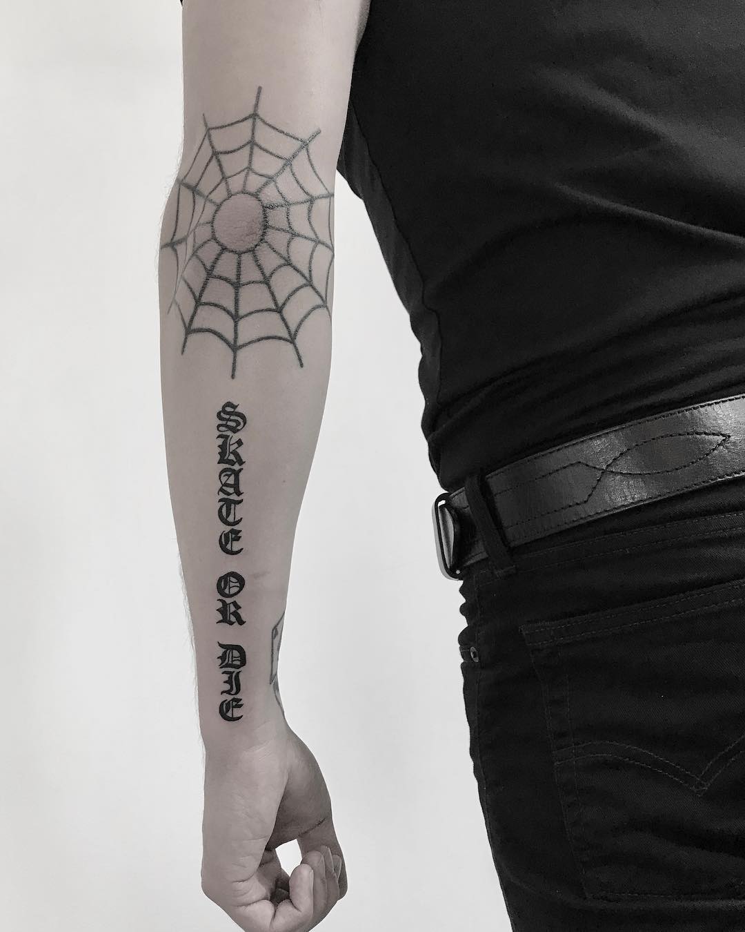 Skate or die tattoo by Krzysztof Szeszko