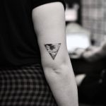 Sky in a triangle by Dragon Ink