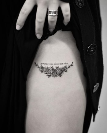 Small roses by Dragon Ink