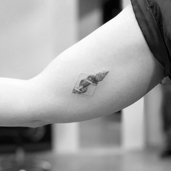 Spear and DNA by Dragon Ink