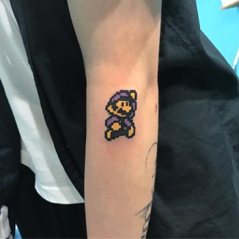 Super Mario tattoo by Puff Channel