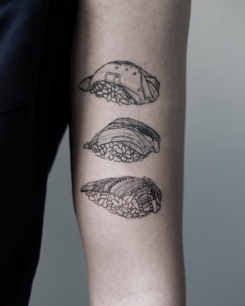 Sushi dress by tattooist Oozy