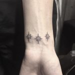 Three snowflakes by tattooist yeontaan