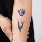 Tulip tattoo by Rey Jasper