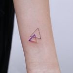 Two triangles by tattooist Nemo