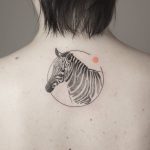 Zebra tattoo by Aga Kura