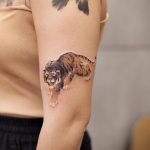 Big tiger by tattooist Chenjie