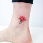 Camellia flower by tattooist Nemo