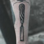 Chisel tattoo by Krzysztof Szeszko