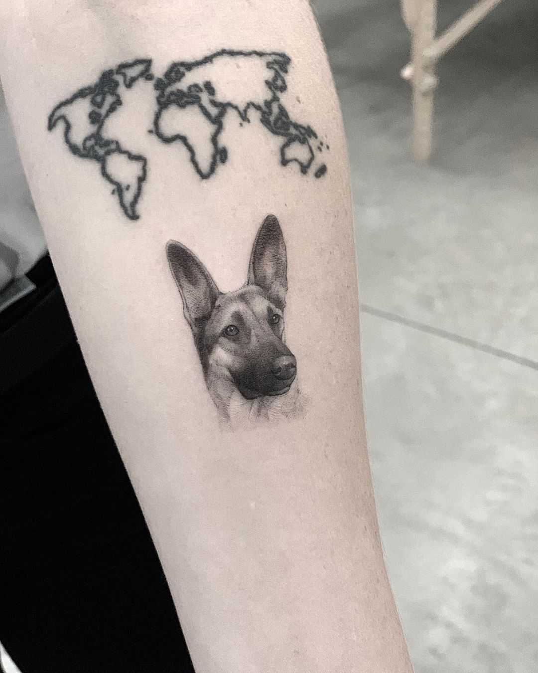 Dog by Dragon Ink