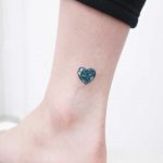 Emerald heart jewel by tattooist Nemo