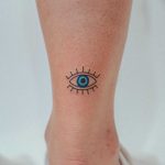 Evil eye tattoo by tattooist Bongkee