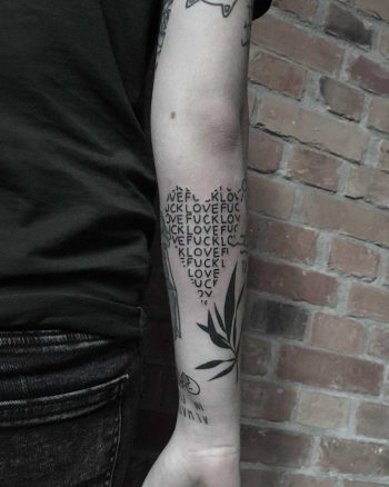 Fuck love by Krzysztof Szeszko