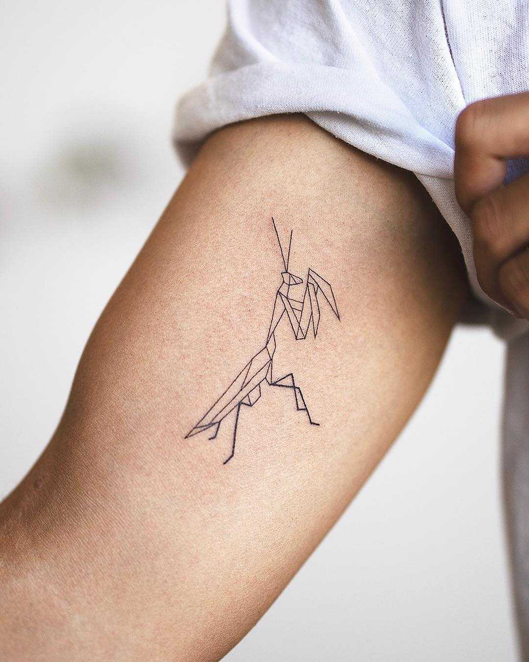 Grasshopper tattoo by Rey Jasper