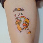 Home with a beer by tattooist Bongkee