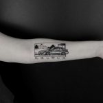 JZA70 Supra tattoo by Krzysztof Szeszko
