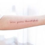 Live, you're beautiful by tattooist Nemo