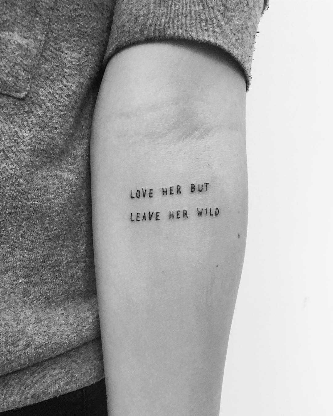 Love her but leave her wild by Philipp Eid