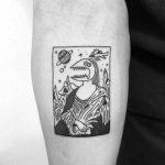 Monalizard tattoo by tattooist Bongkee
