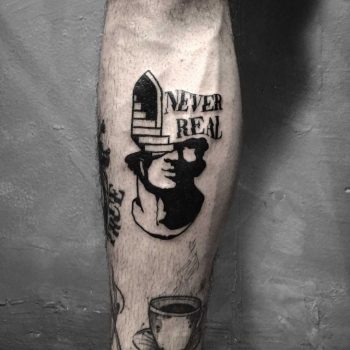 Never real by tattooist gvsxrt