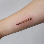 Realistic bullet by Mumi Ink