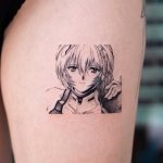 Rei Ayanami tattoo by tattooist Oozy