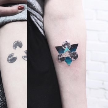 Renewed tattoo by Evgeny Mel