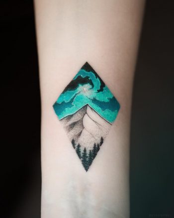 Rhombus landscape by Evgeny Mel