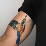 Sacred Kingfisher tattoo by Rey Jasper