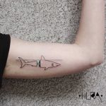 Shark tattoo by Aga Kura