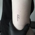 Small rune by tattooist pokeeeeeeeoh