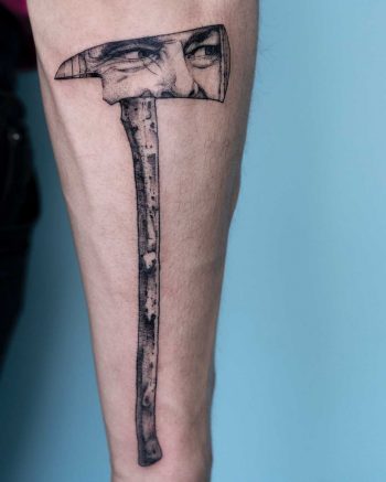 The Shining tattoo by tattooist Oozy