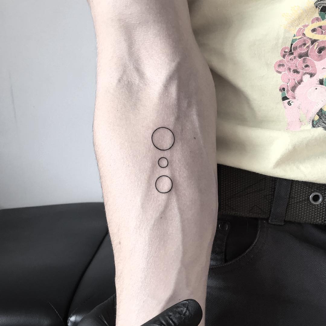 Three circles by tattooist pokeeeeeeeoh