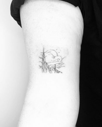 Tiny version of Starry Night by Jake Harry Ditchfield