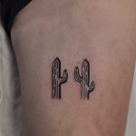 Two cacti by tattooist Bongkee