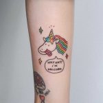 Unicorn by tattooist Bongkee